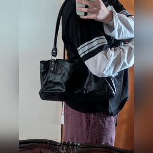 Black Leather Men's Bag